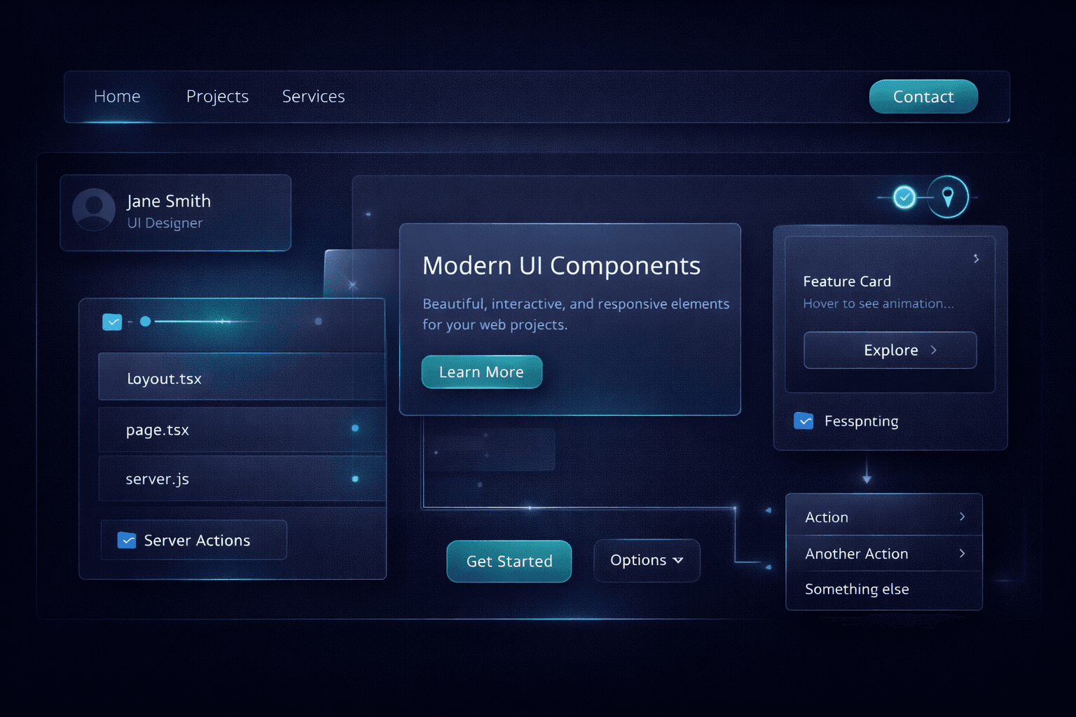 UI, Motion & Design Systems — example of real-world implementation